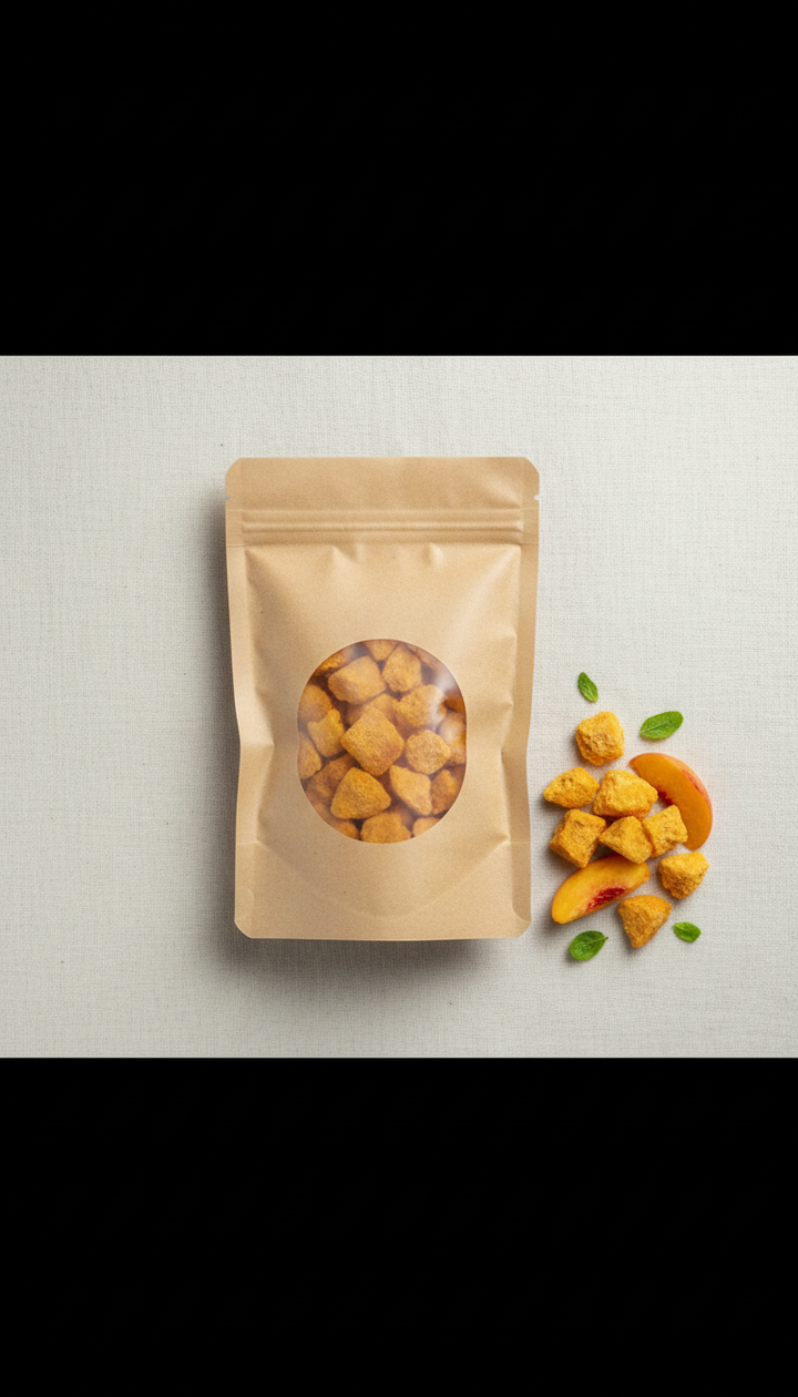 Freeze-Dried Golden Peach Halves